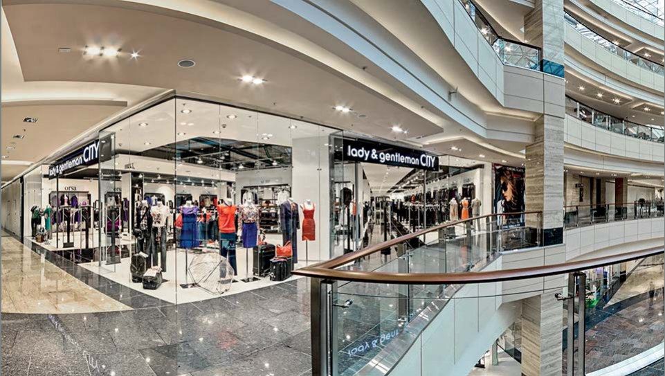 Centre commercial Afimall City, Moscou — vue 2