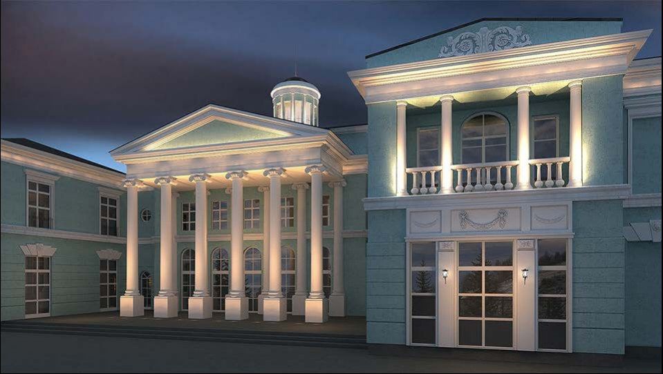 Villa de campagne privée, Diadenkovo, région de Moscou — étude lumière, vue 2