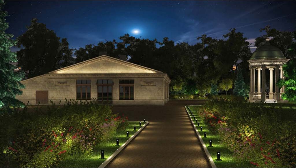 Palais privé, Greenfield, région de Moscou — étude lumière, vue 2