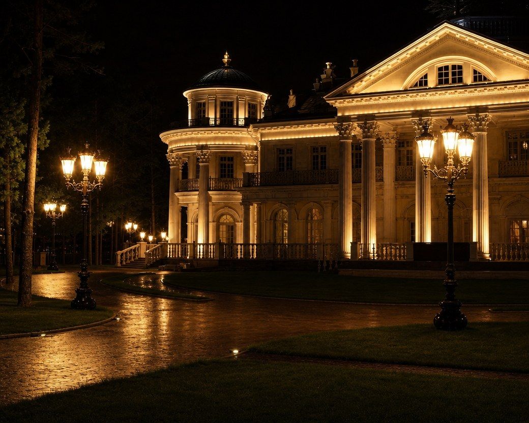 Palais classique, Nikolina Hill, région de Moscou — vue 1