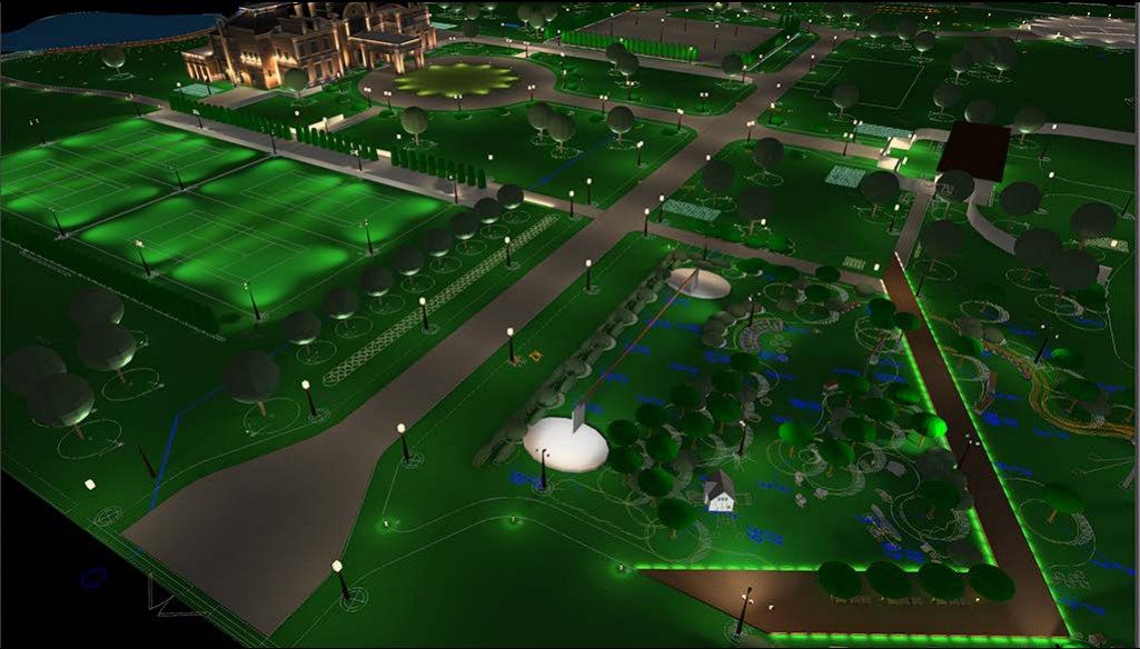 Raevo Golf & Country Club, région de Moscou — étude lumière, vue 5