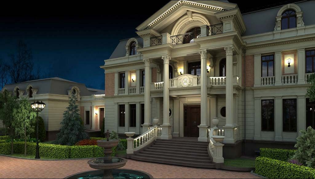 Domaine privé, Razdory 2, région de Moscou — étude lumière, vue 1