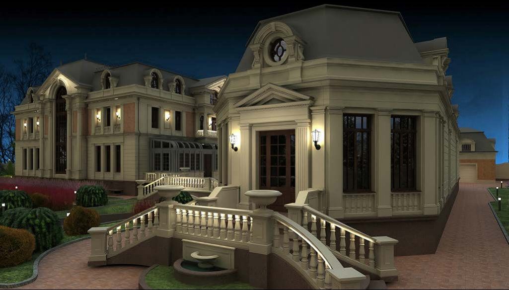 Domaine privé, Razdory 2, région de Moscou — étude lumière, vue 2